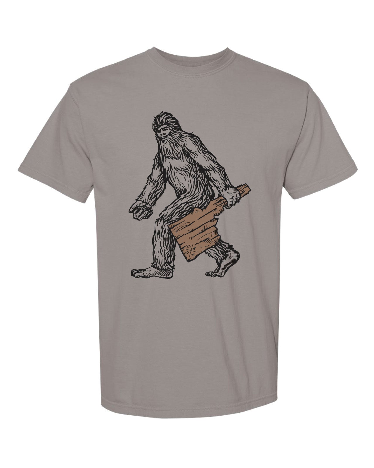 Idaho Bigfoot 2.0 Tee - Grey (100% Cotton)