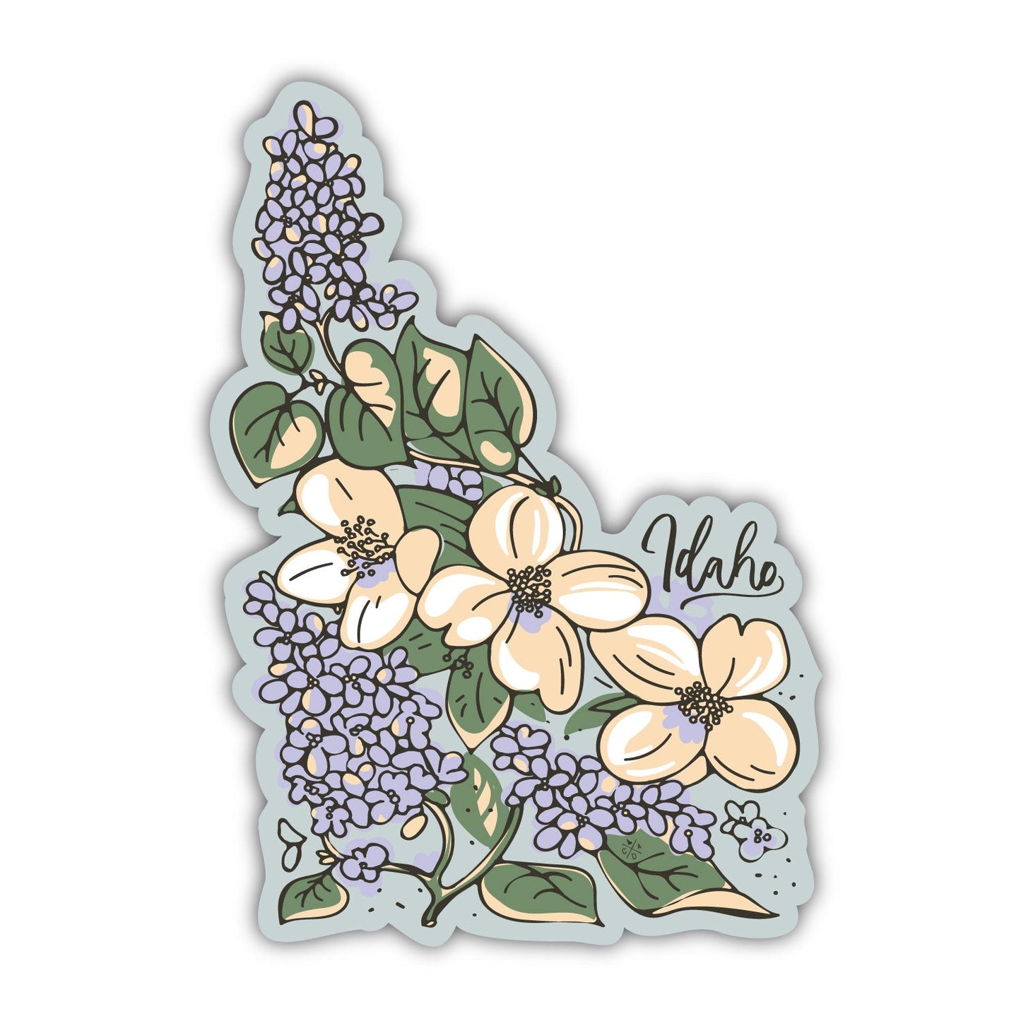 Idaho State Flower Sticker