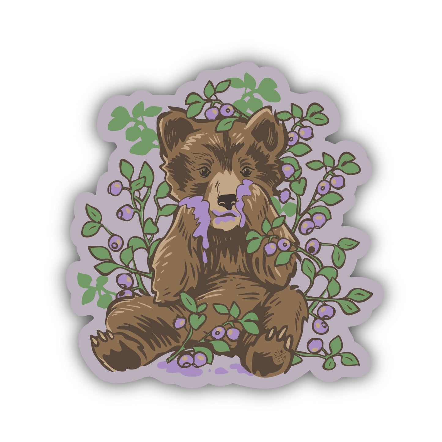 Huckleberry Cub Sticker