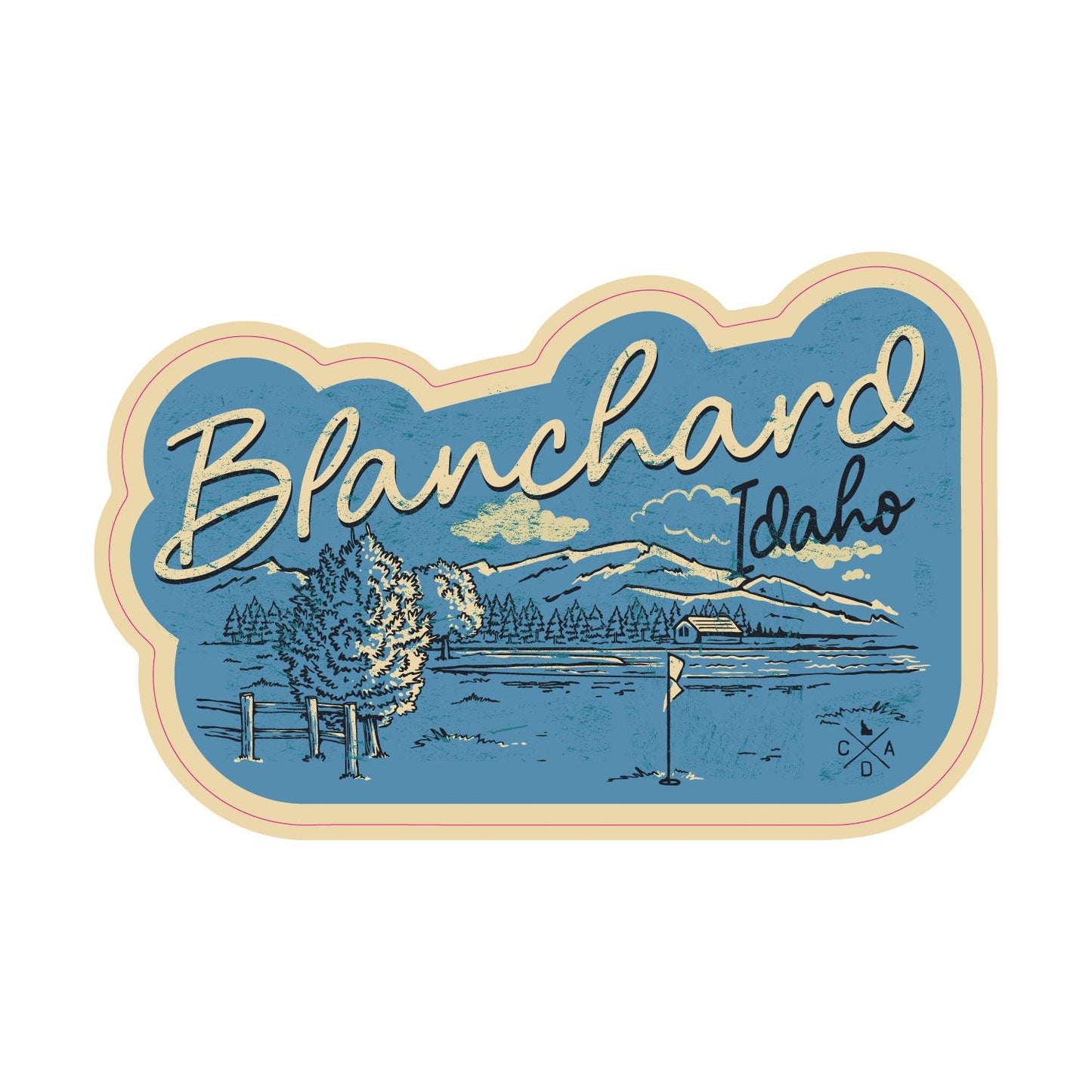 Blanchard Idaho Sticker