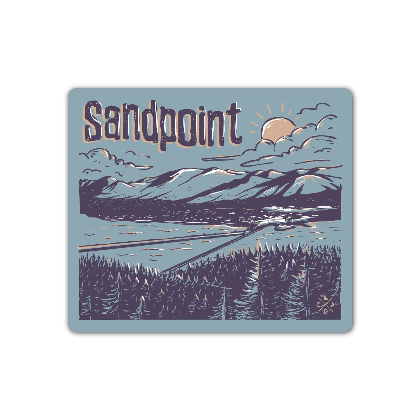 Sandpoint View Sticker