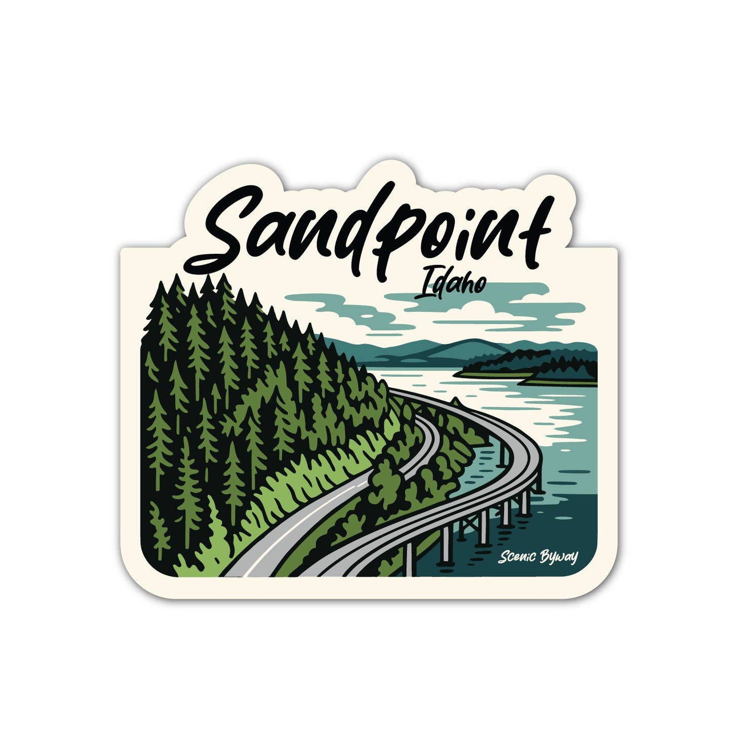 Sandpoint Scenic Byway Sticker