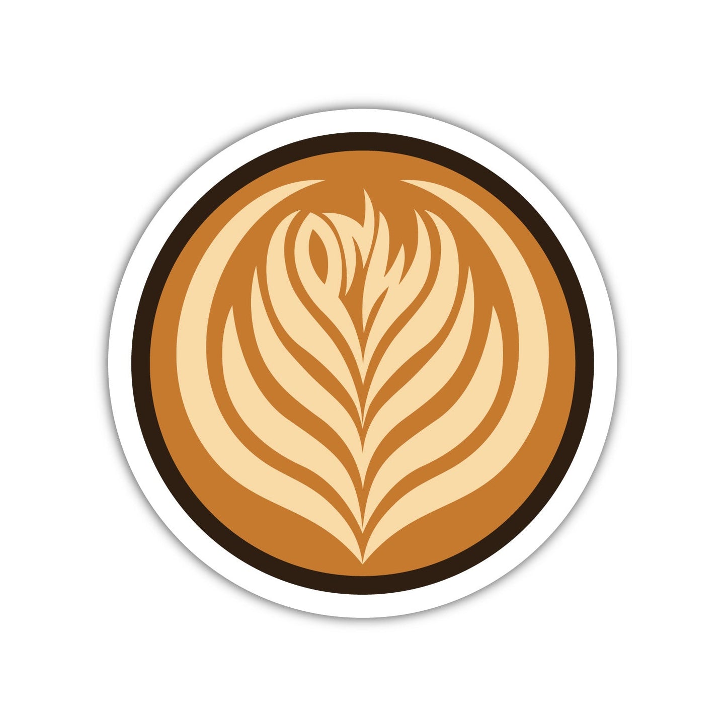 PNW COFFEE THINGS - LATTE ART STICKER