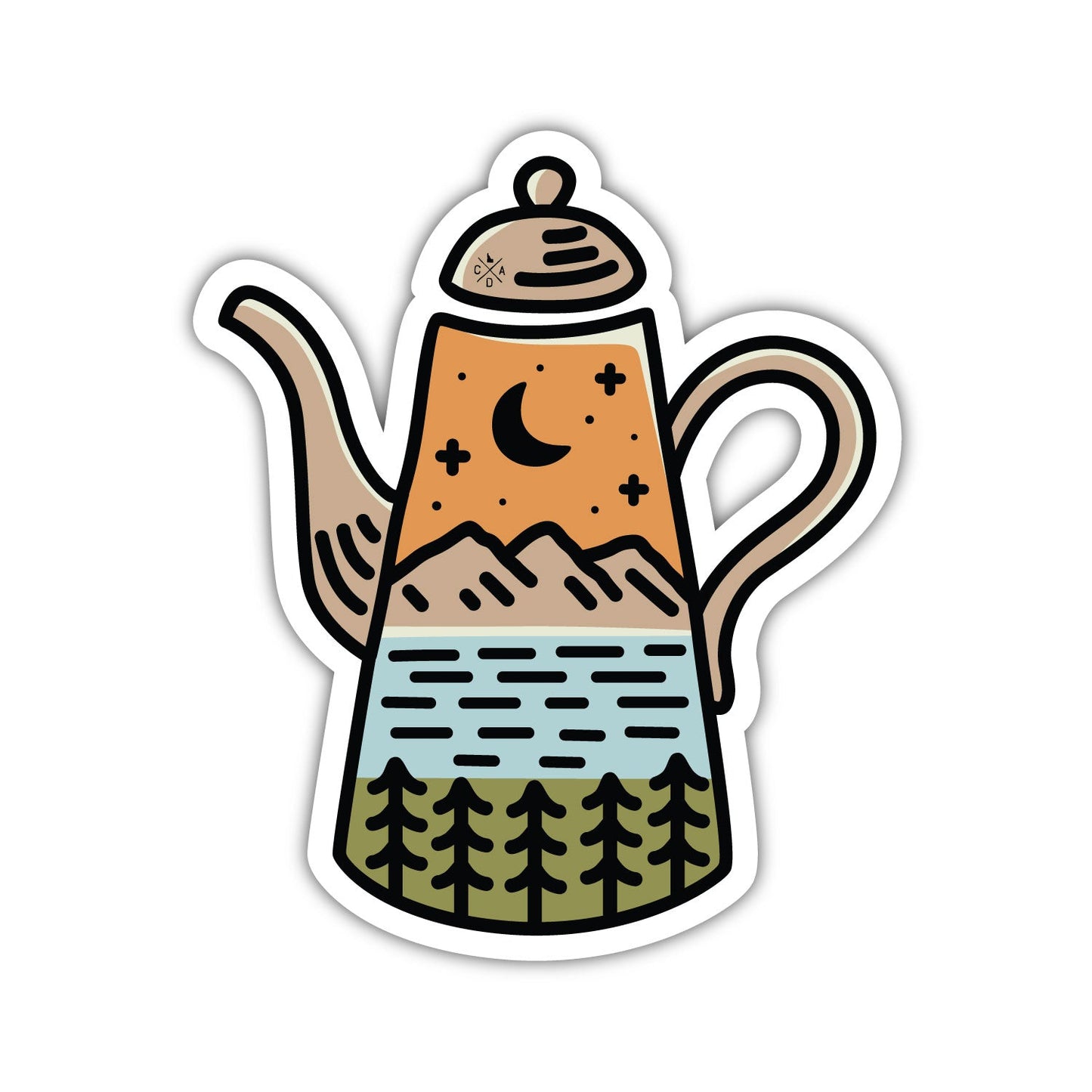PNW Coffee Things - Kettle Sticker
