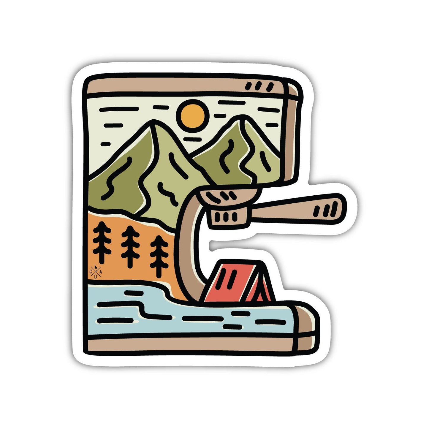 PNW Coffee Things - Espresso Machine Sticker