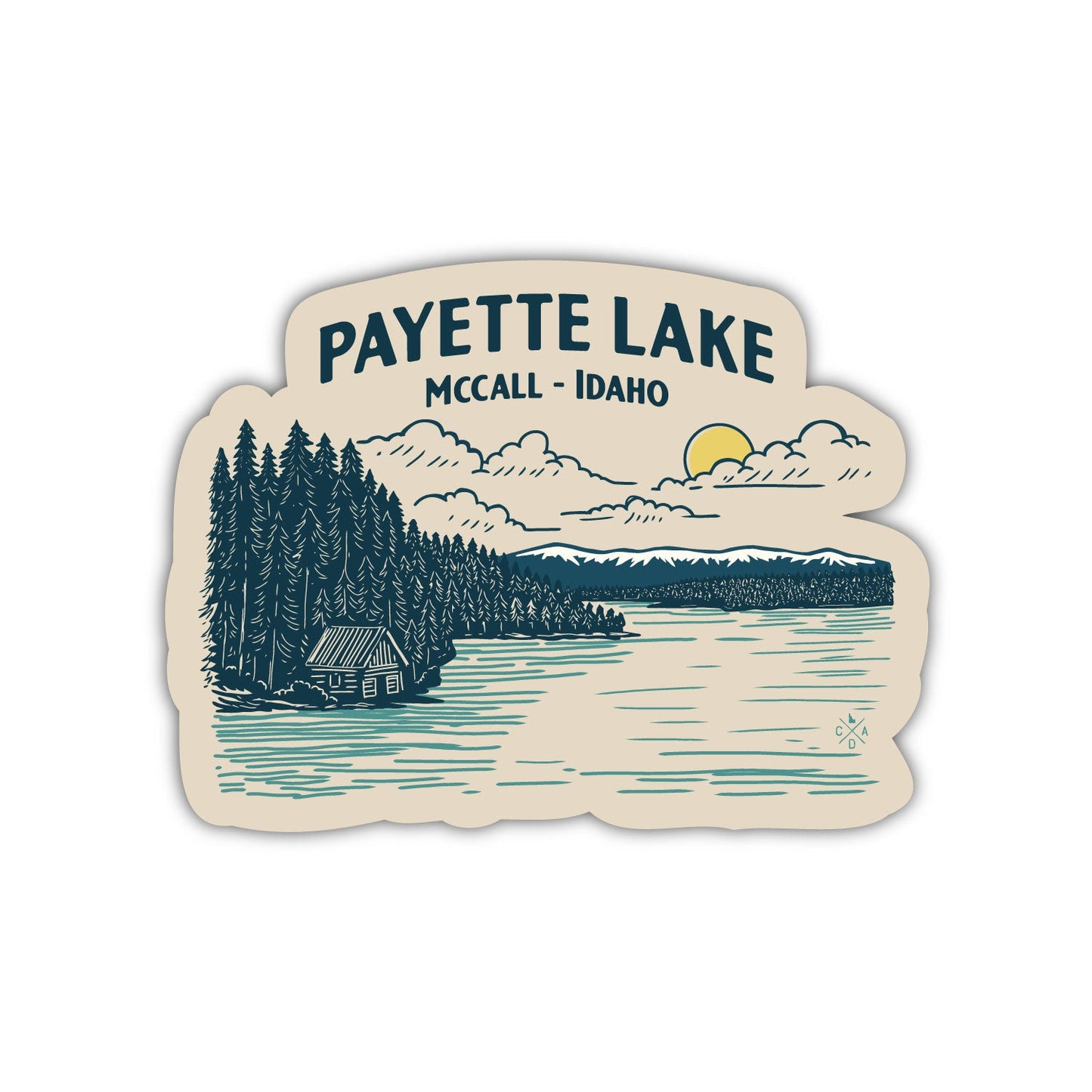 Payette Lake McCall Idaho Sticker