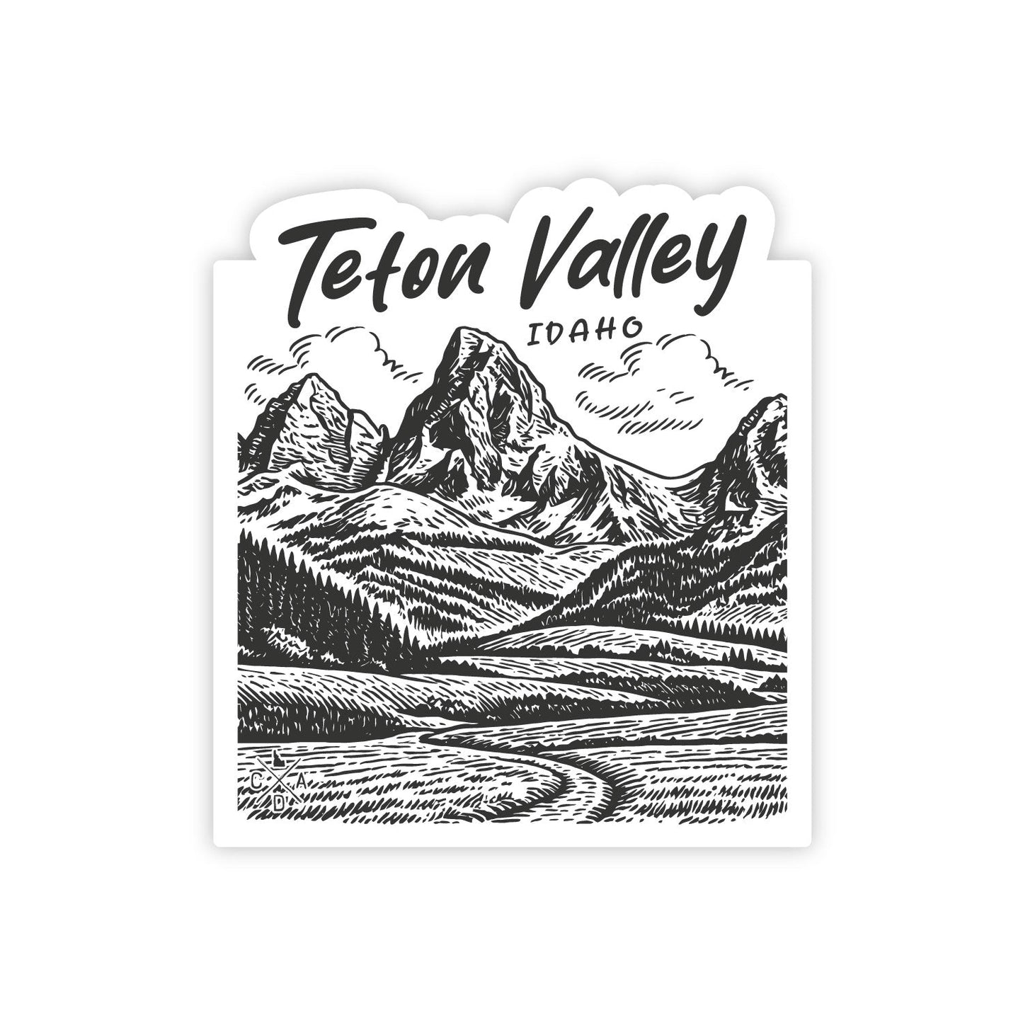 Teton Valley Idaho Sticker