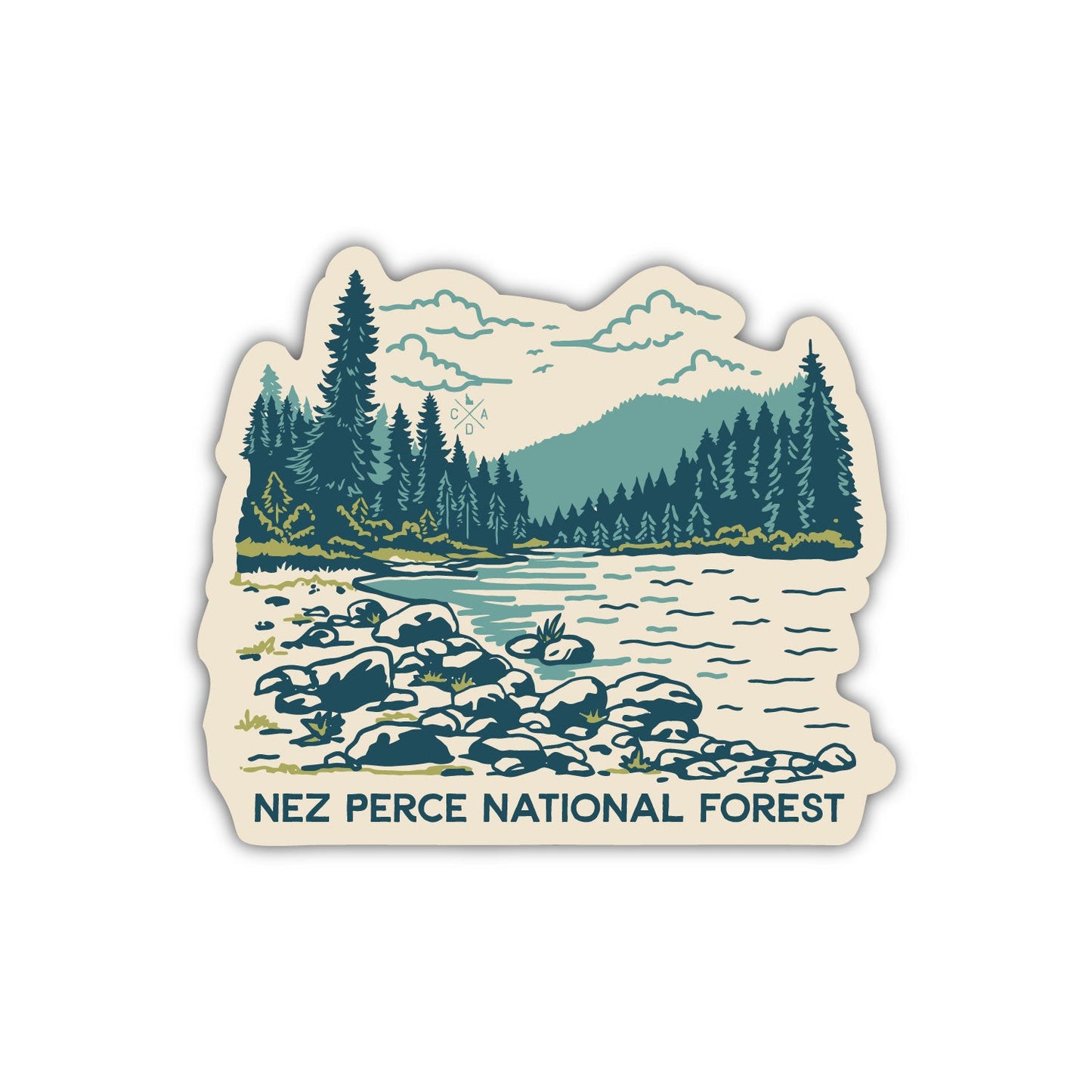 Nez Perce National Forest Sticker