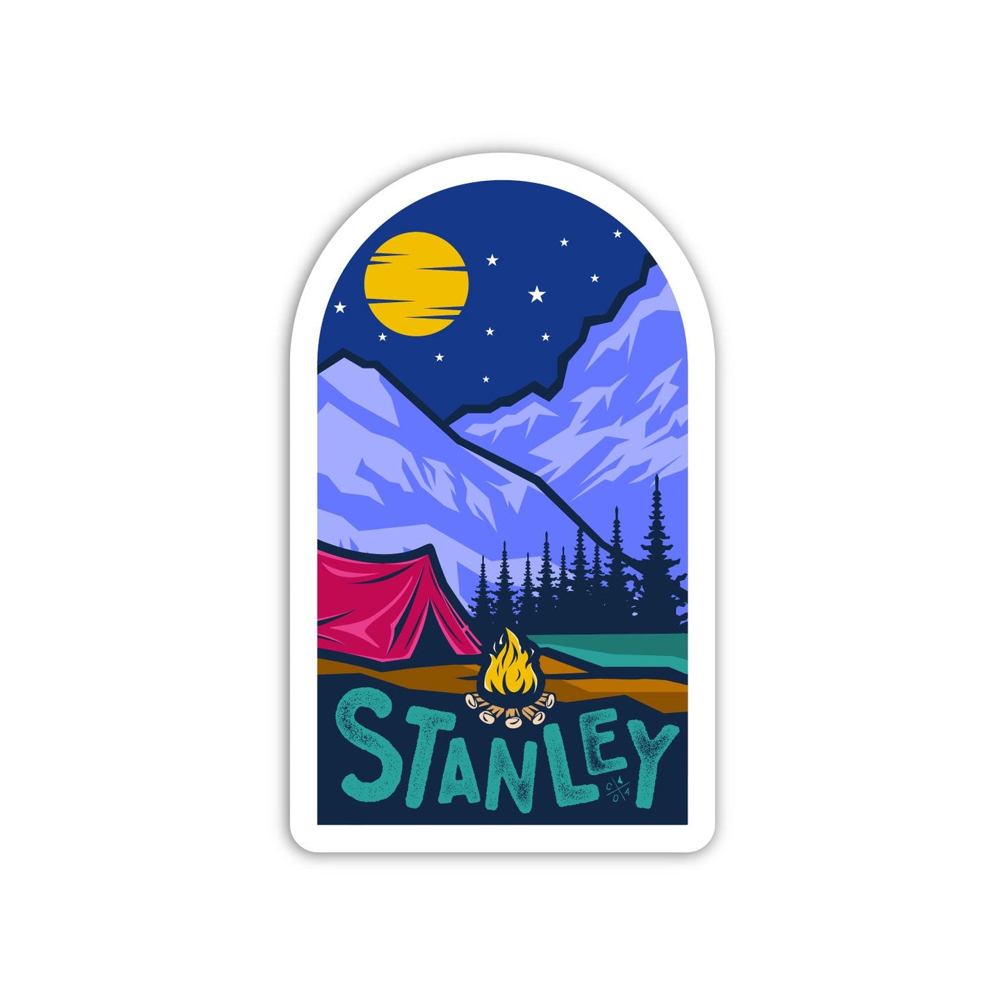 Stanley Campfire Nights Sticker