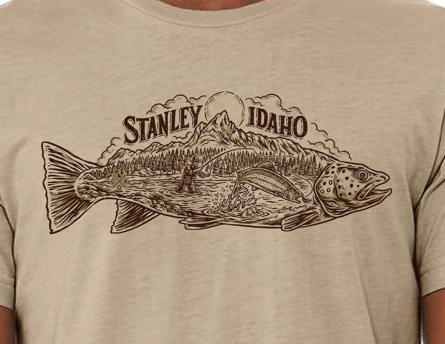 Hooked On Stanley Idaho Tee