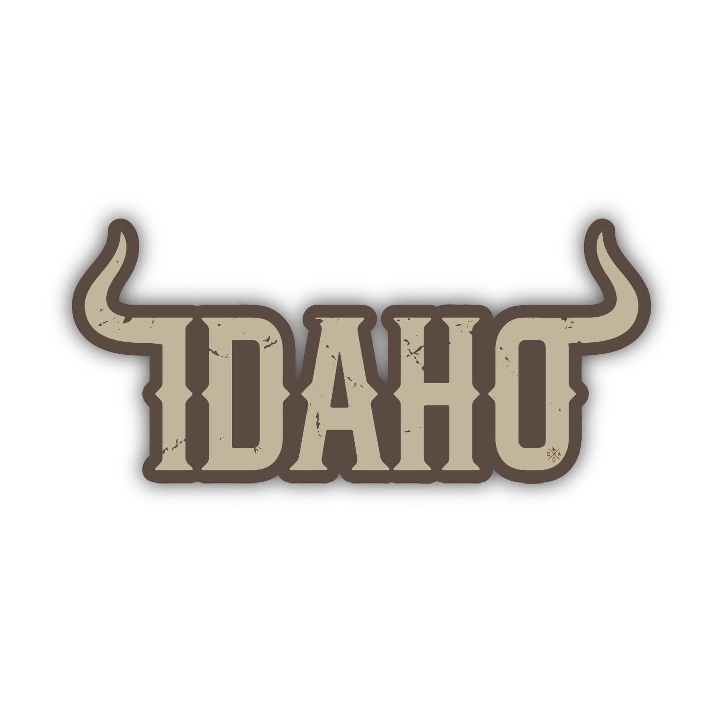 Idaho Horns Sticker