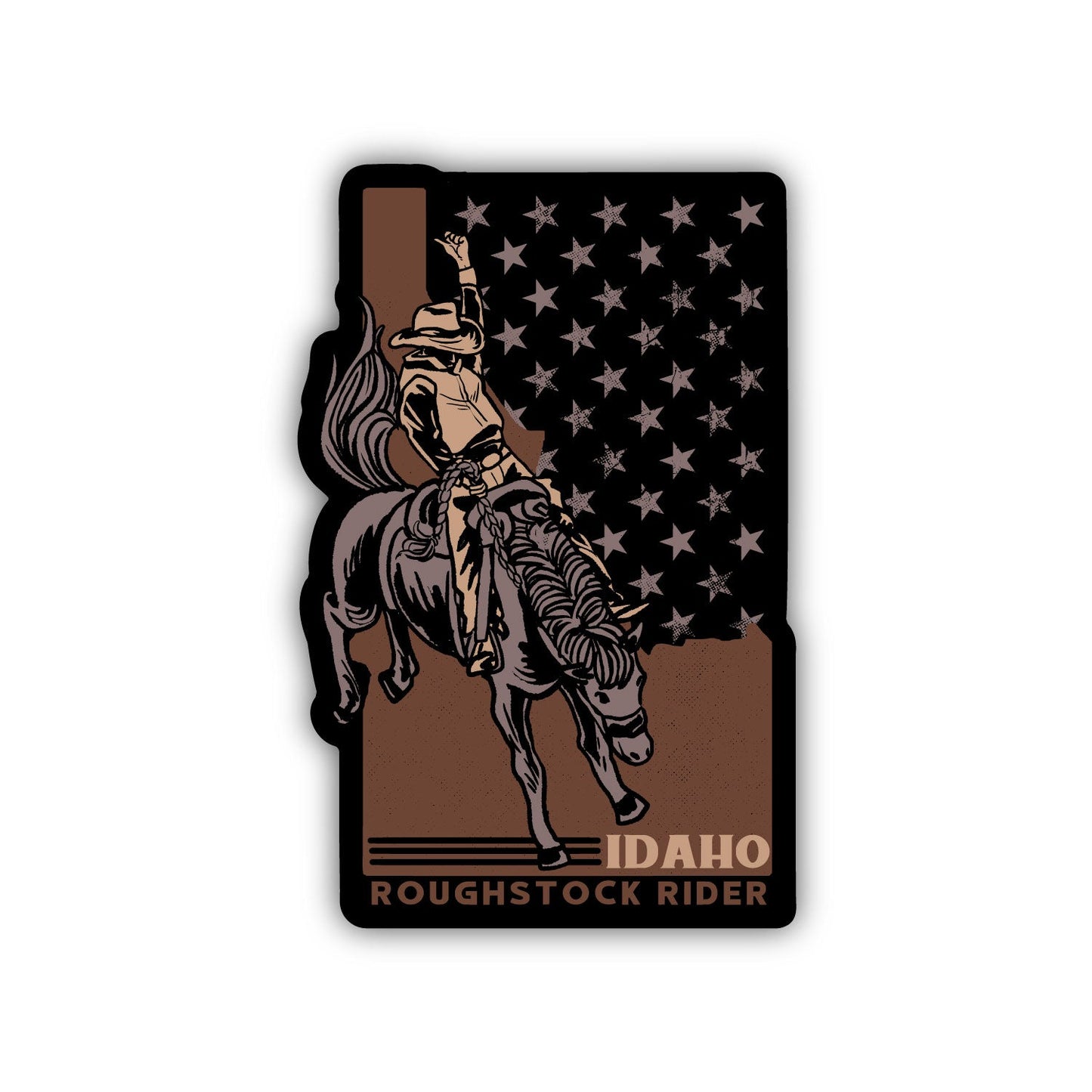 Idaho Roughstock Rider Sticker