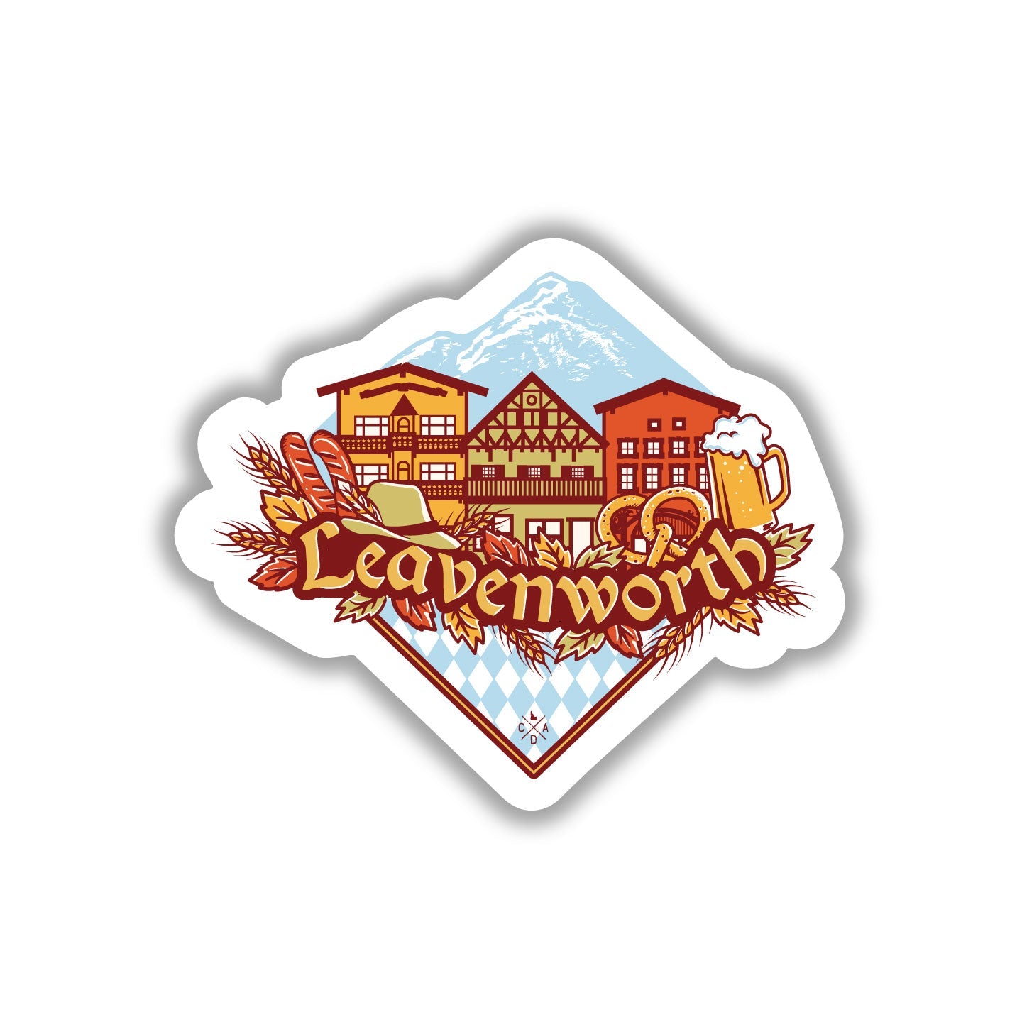 Leavenworth Bavarian Festival Sticker