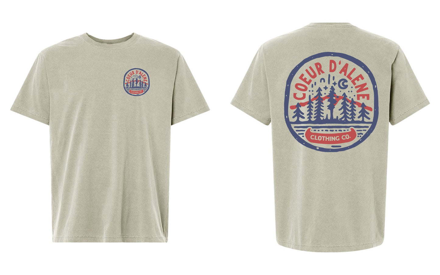 Coeur d'Alene Clothing Co Canoe Tee