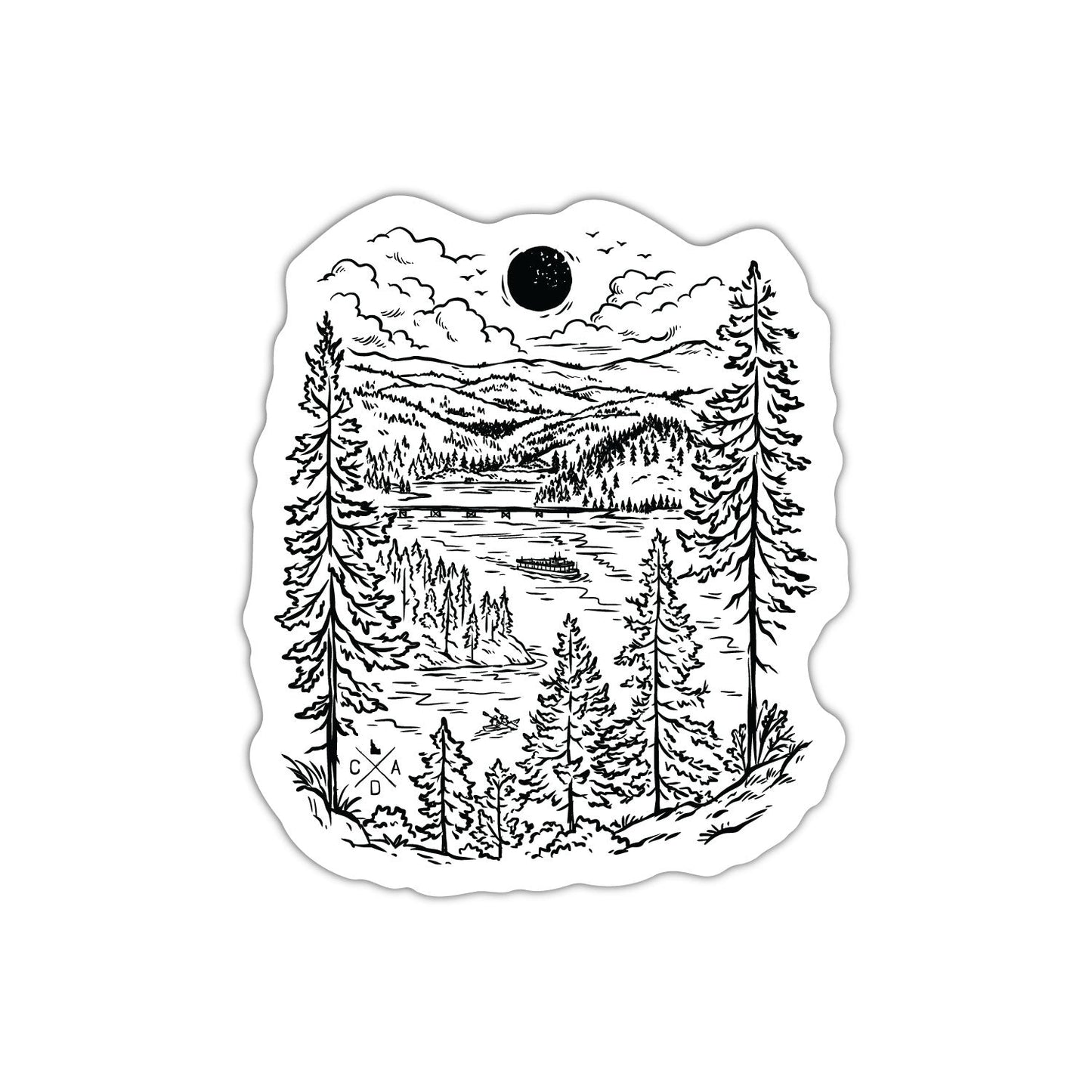 Beauty Bay Views Sticker