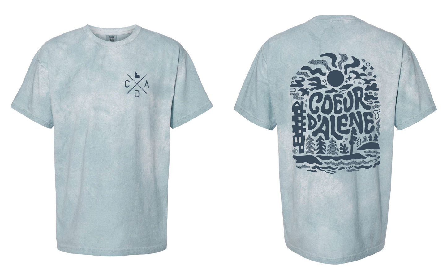 Coeur d'Alene Sunny Daze Tee - Ocean