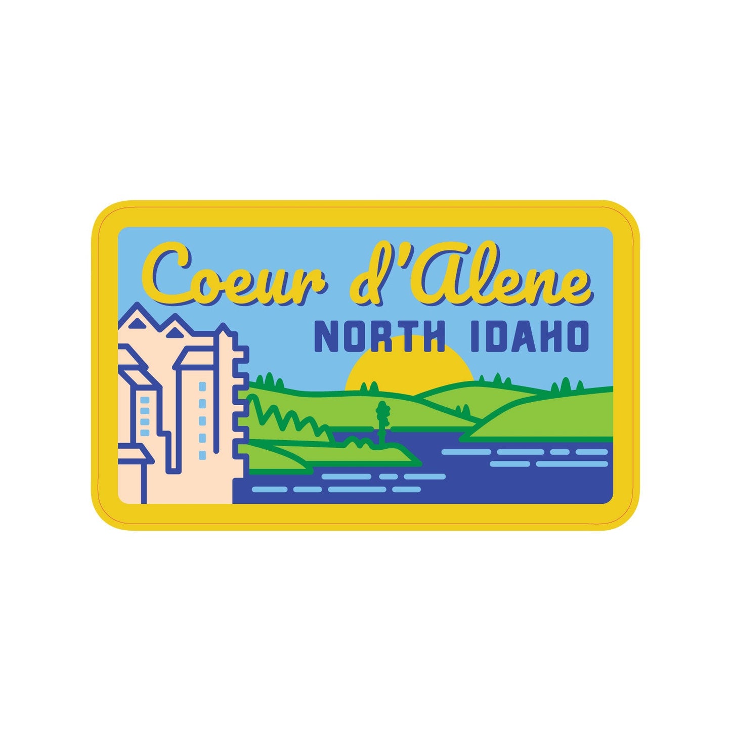 Tubbs Resort View Sticker