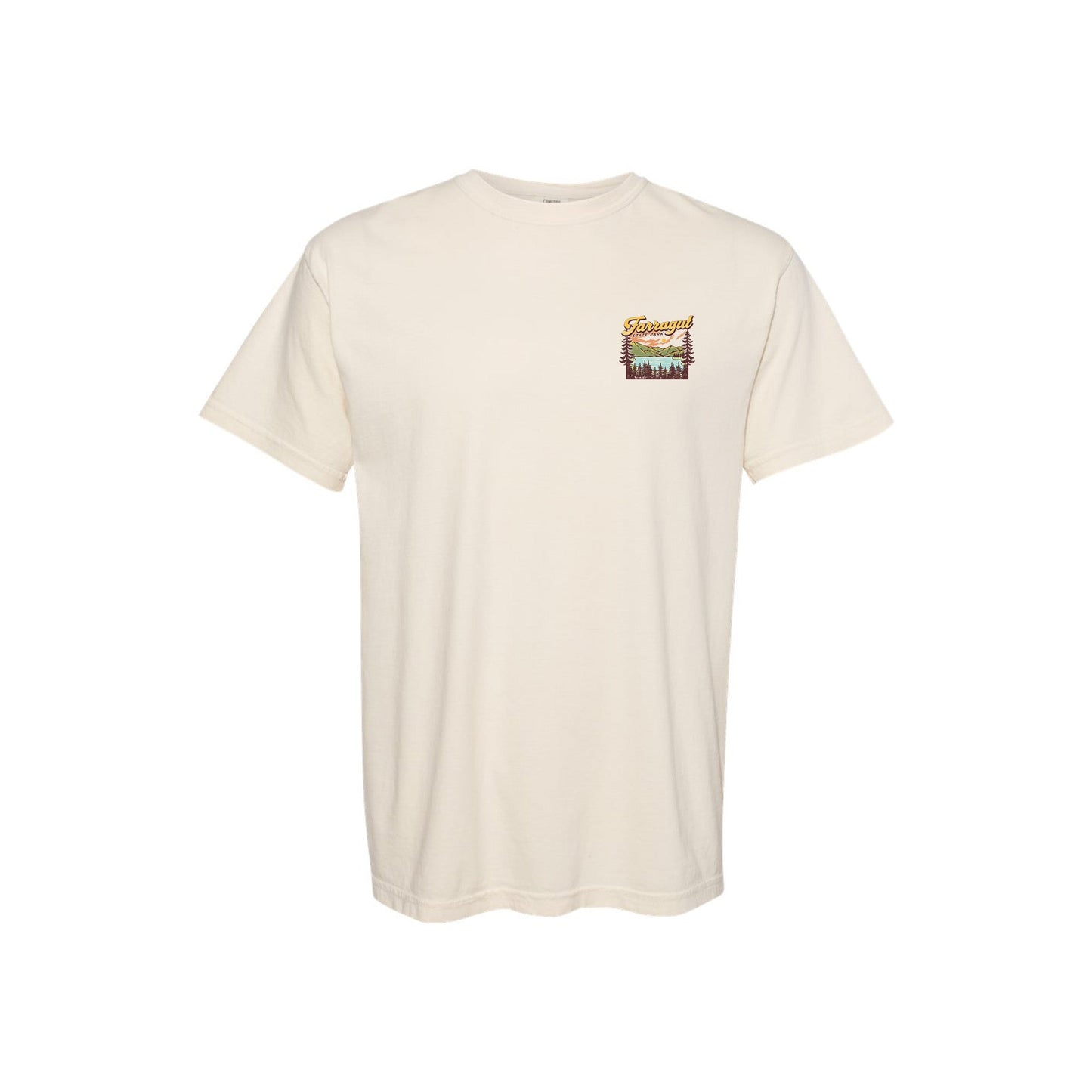 Farragut Through The Trees Tee - Ivory (100% Cotton