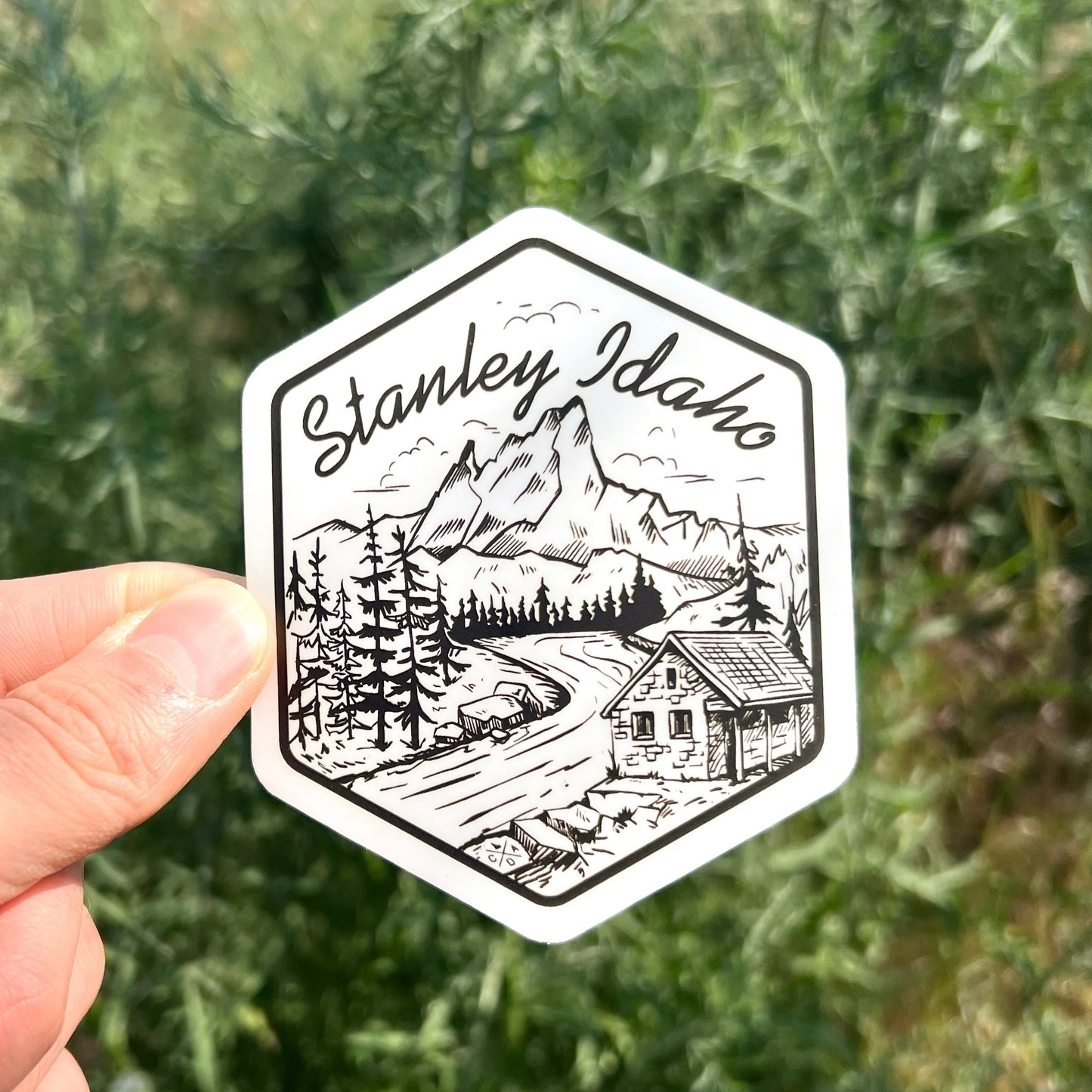 Stanley Idaho Hand Drawn Sticker