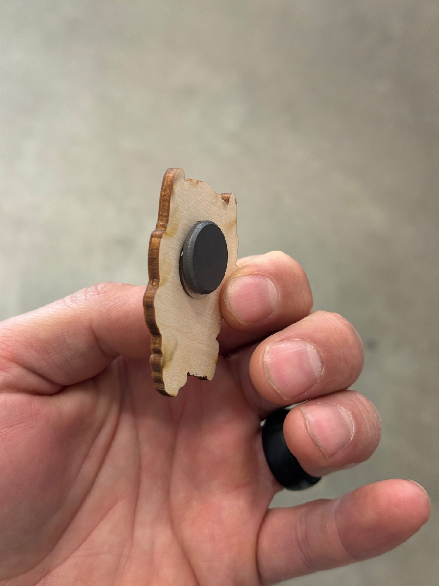 PNW Buffalo - Wooden Magnet (Printed)