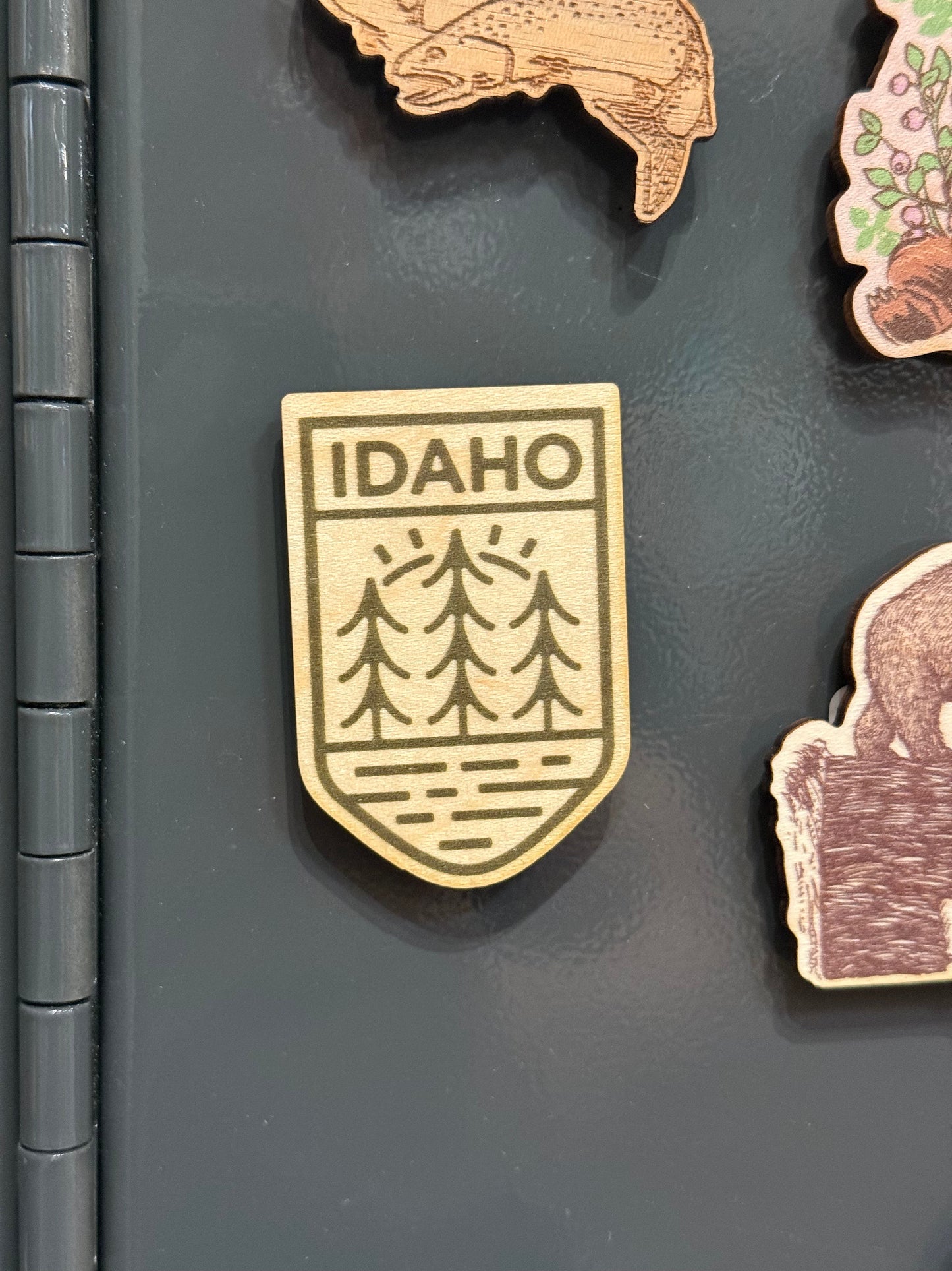 Idaho Timber - Wooden Magnet (Printed)