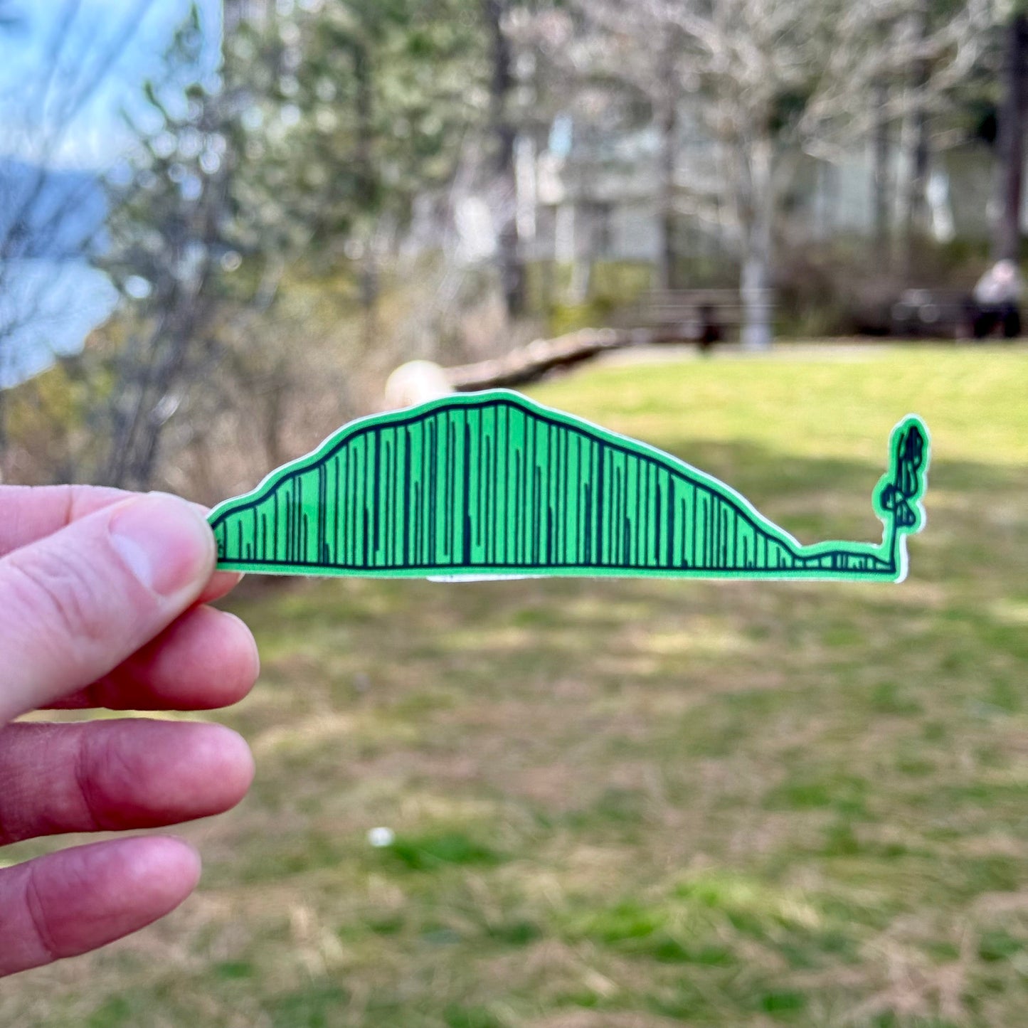 Tubbs Hill Silhouette Sticker