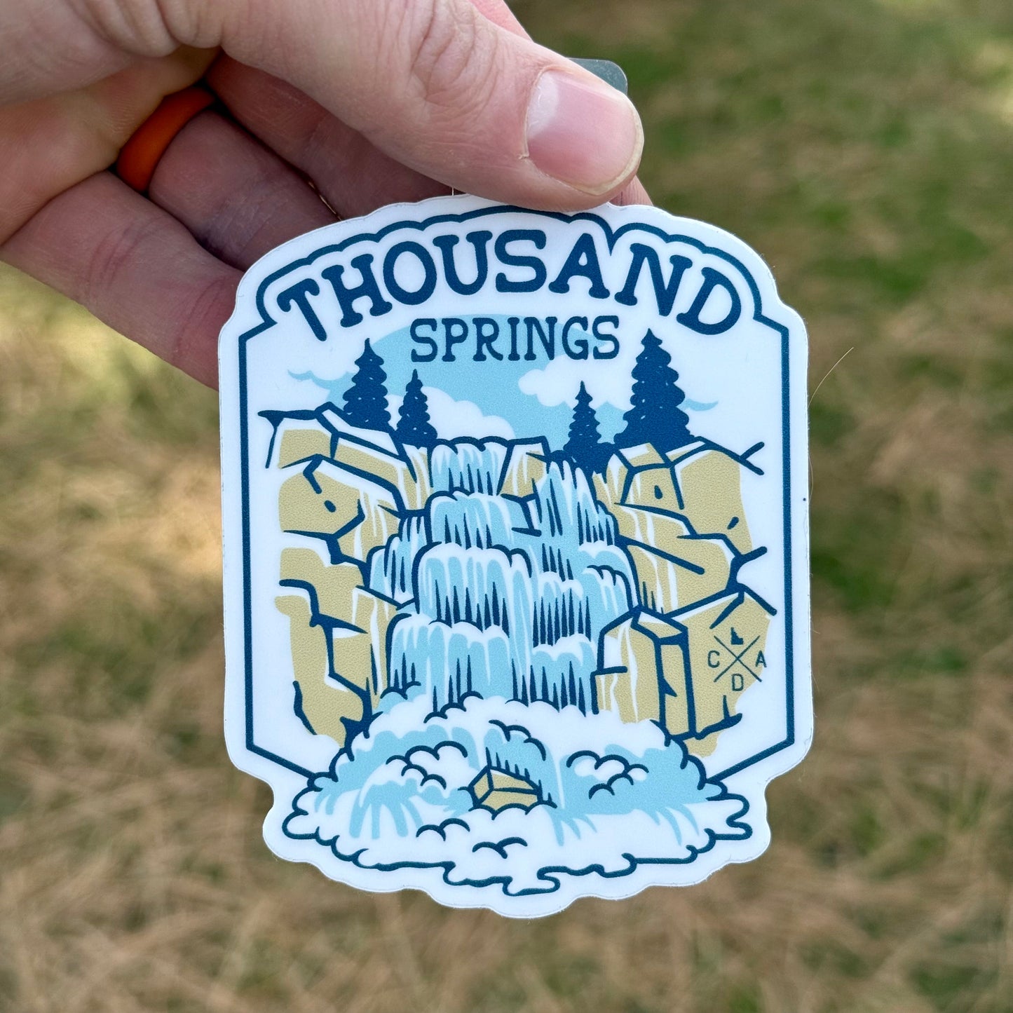Thousand Springs Idaho Sticker