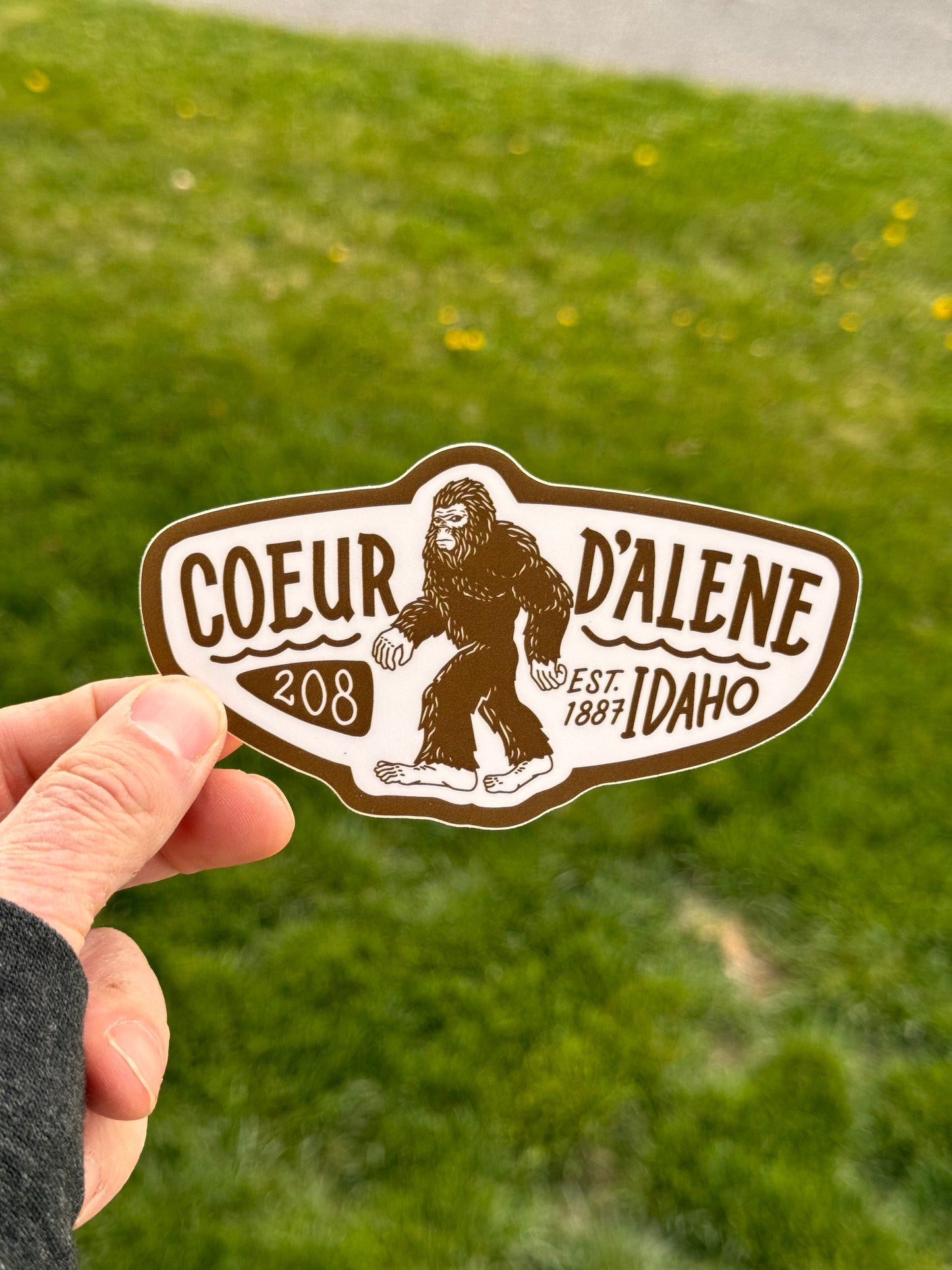 Coeur d'Alene Bigfoot March Sticker