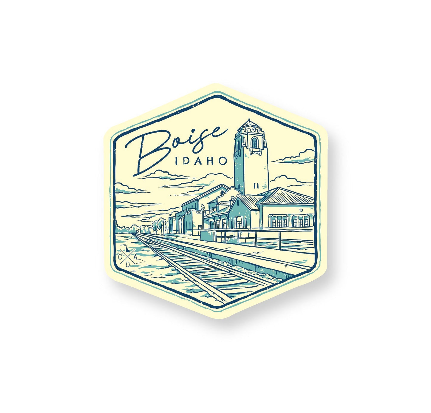 Boise Train Station Sticker