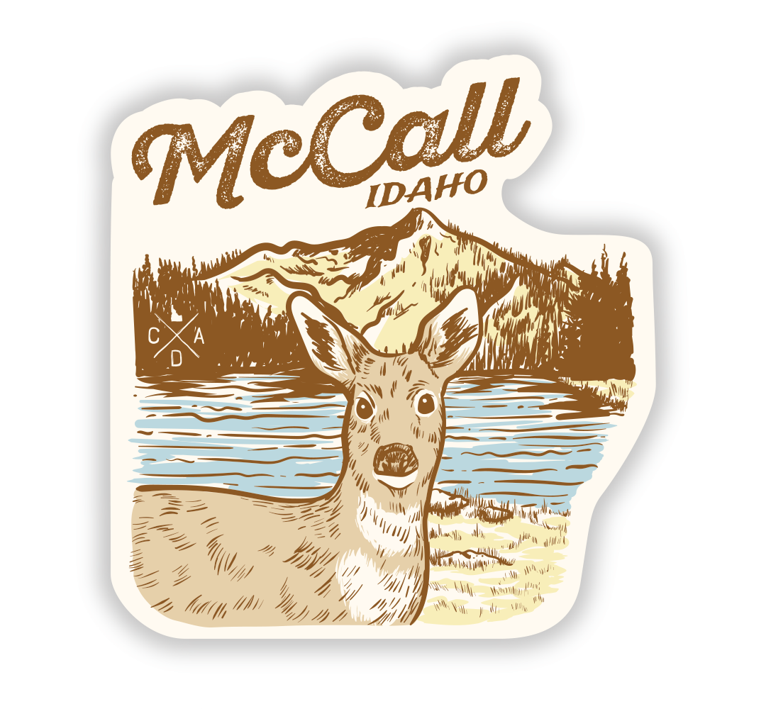 McCall Idaho Oh Deer Sticker
