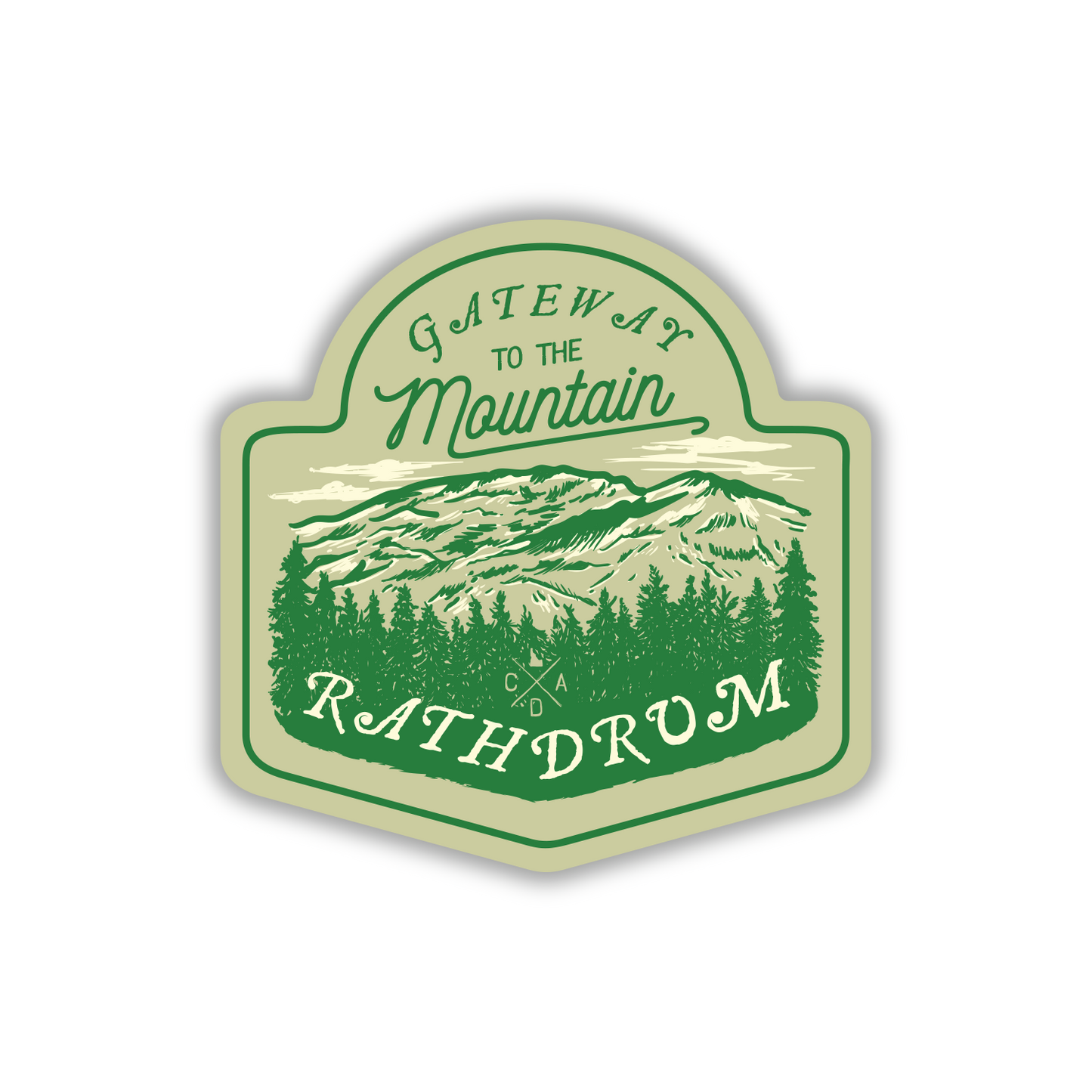 Rathdrum - Gateway To the Mountain Sticker