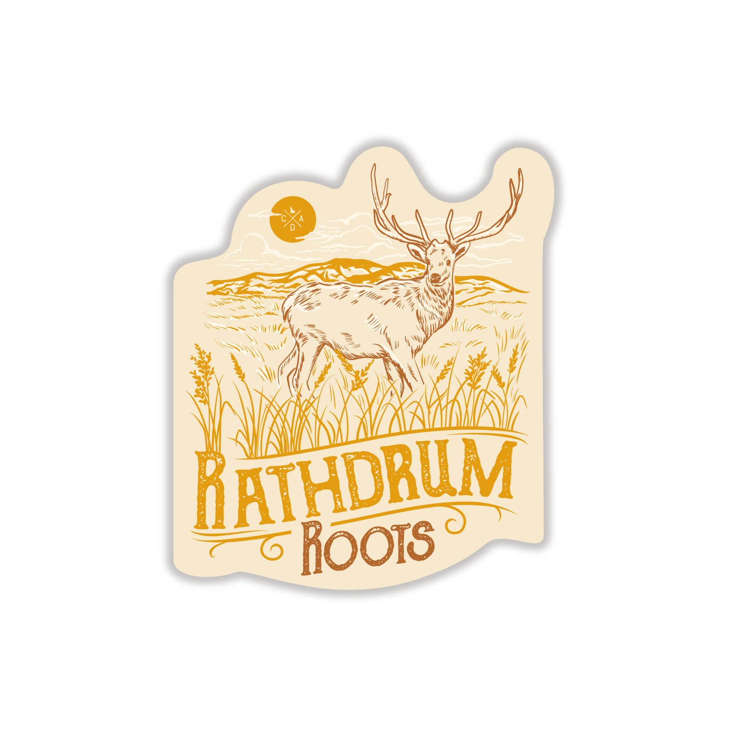 Rathdrum Roots Elk Sticker