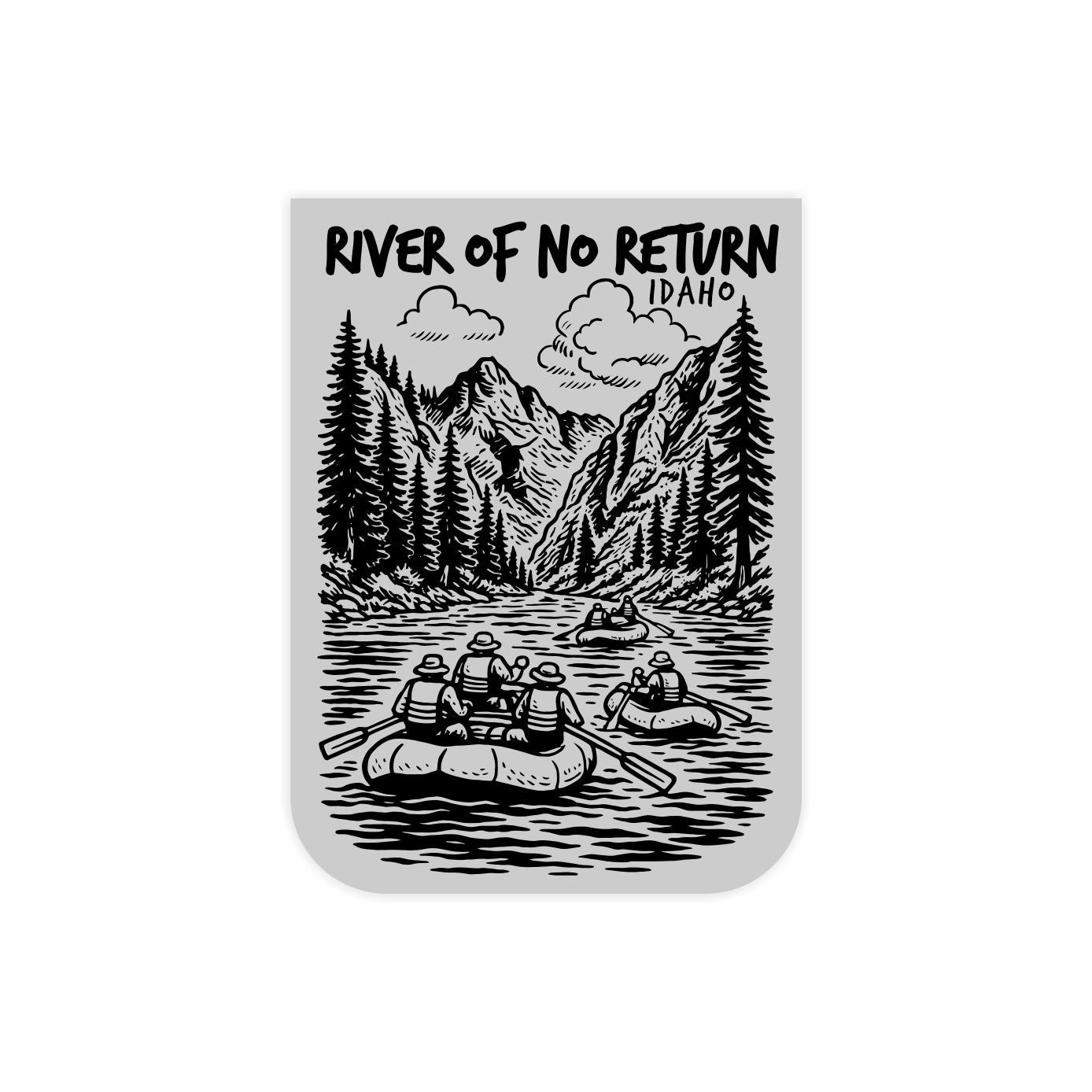 River Of No Return Idaho Sticker