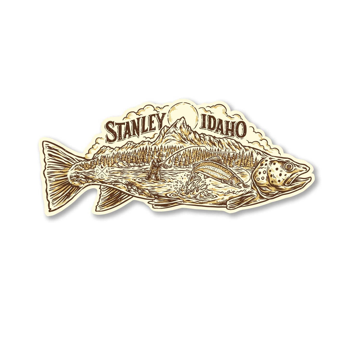 Hooked On Stanley Idaho Sticker