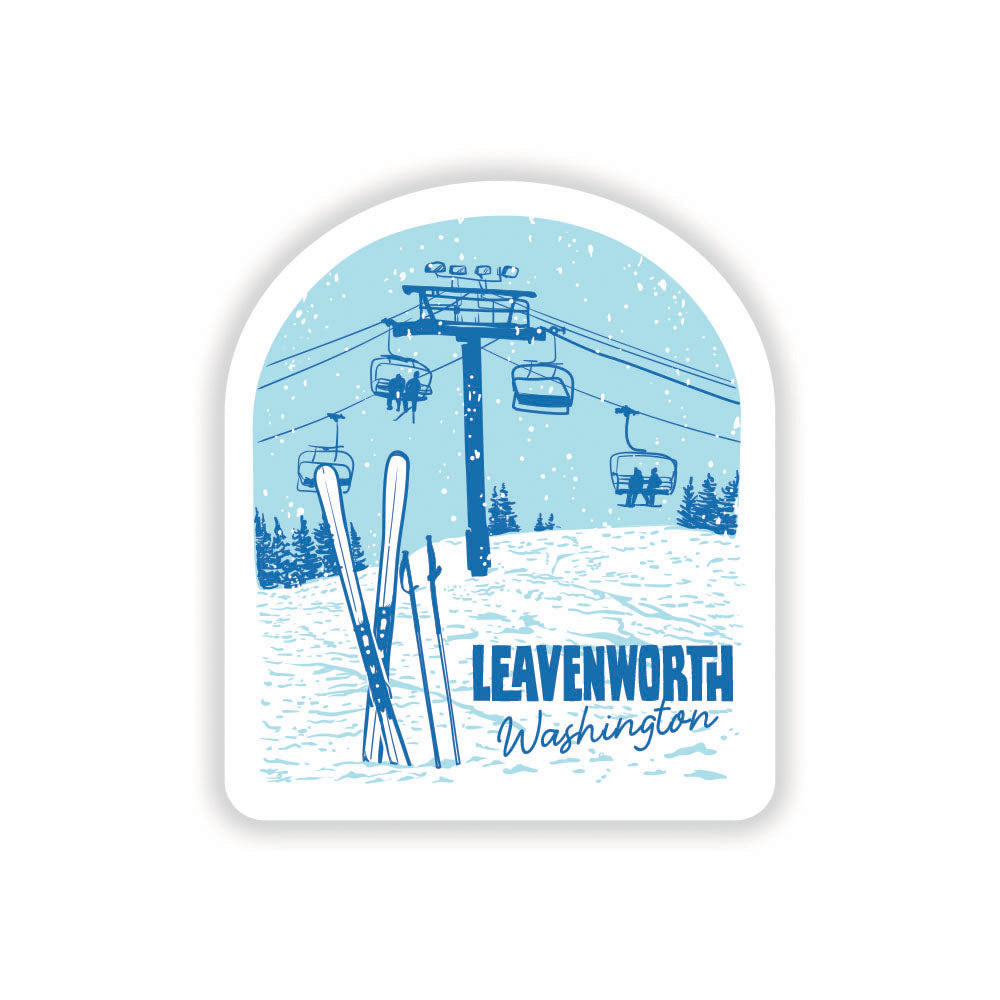 Leavenworth Washington Ski Vacation Sticker