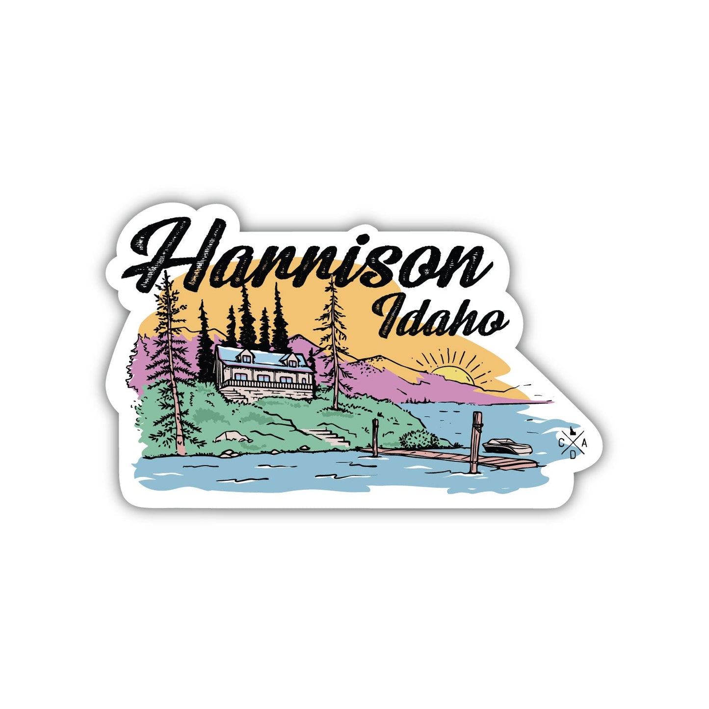 Harrison Idaho Sticker