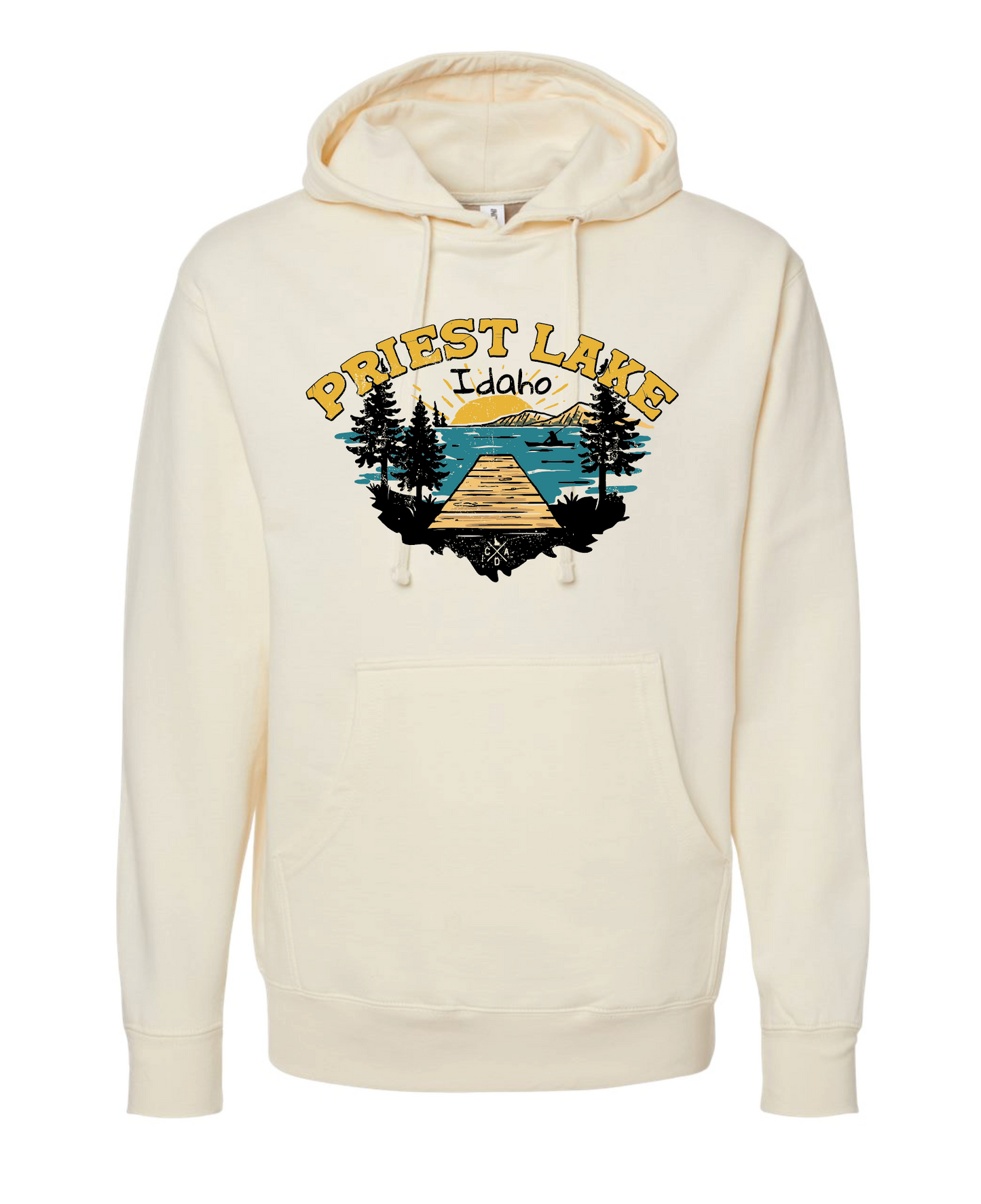 Priest Lake Hoodie - Bone (Midnight)