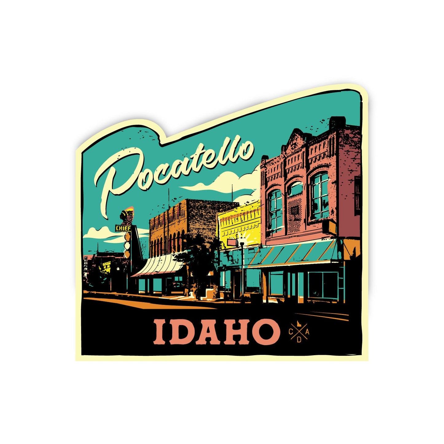 Pocatello Idaho Sticker