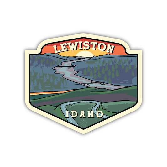 Lewiston Idaho Sticker