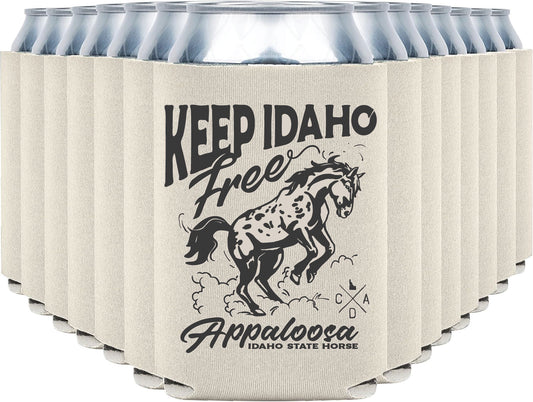 Keep Idaho Free Can Cooler (Stone)