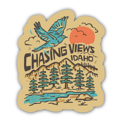 Chasing Views Idaho - Wooden Magnet (Printed)