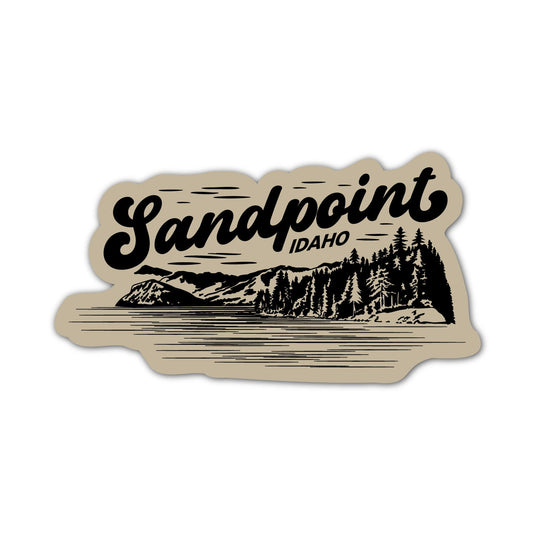 Sandpoint On The Lake Sticker