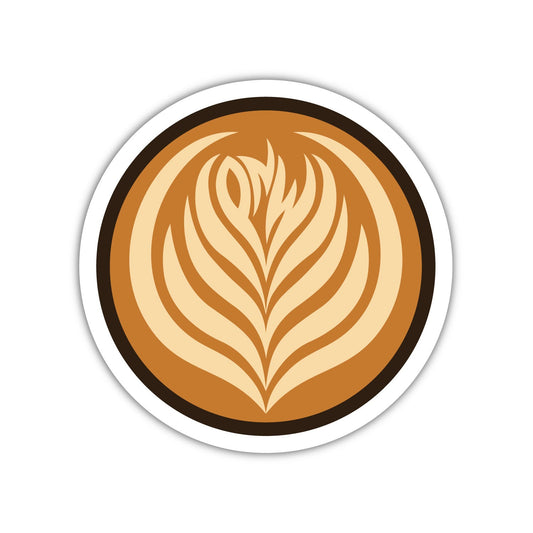 PNW COFFEE THINGS - LATTE ART STICKER