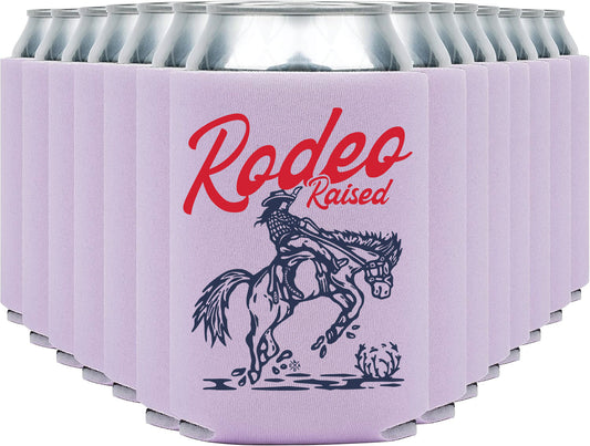 Rodeo Raised Cowgirl Can Cooler (Lavender)