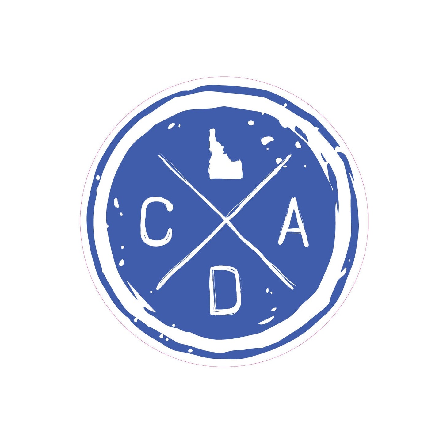 CDA Hand Drawn Circle Logo Sticker