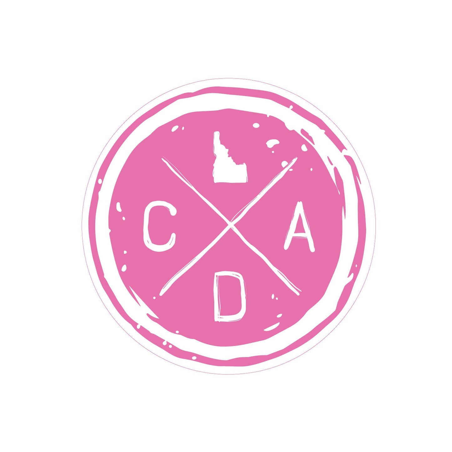 CDA Hand Drawn Circle Logo Sticker