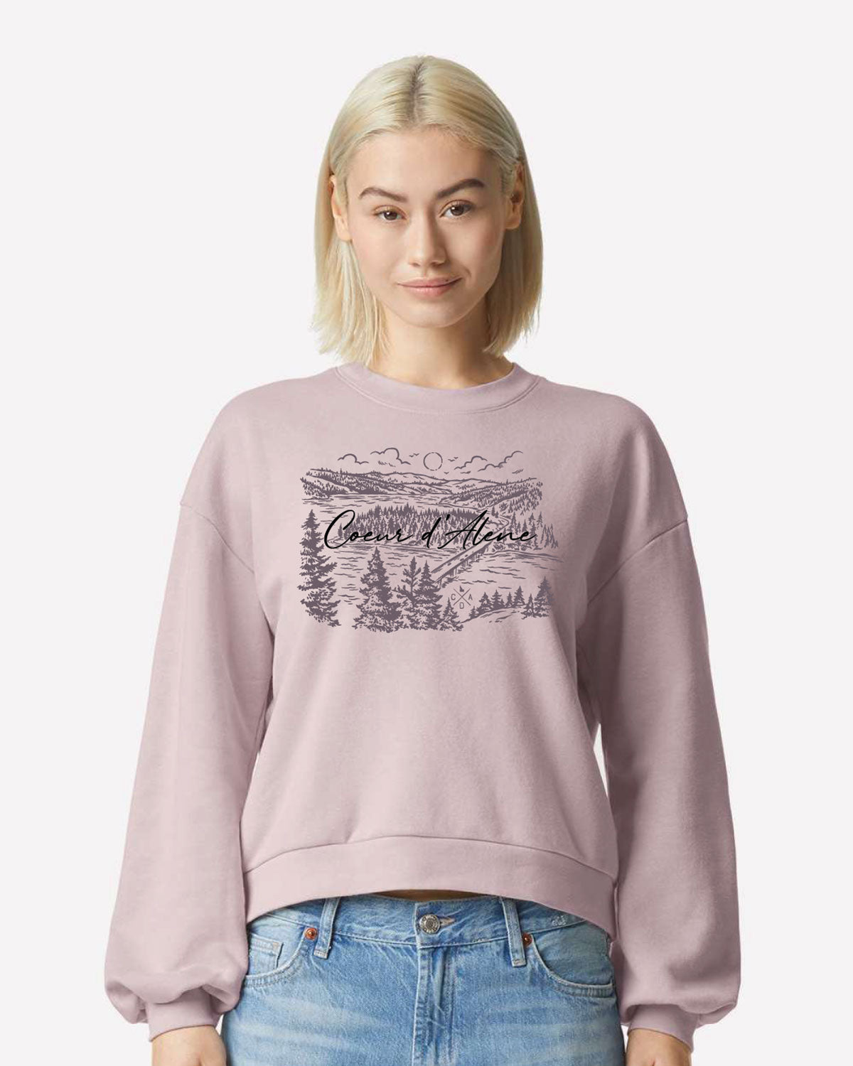 Coeur d'Alene Blue Creek Bay Women's Sweatshirt