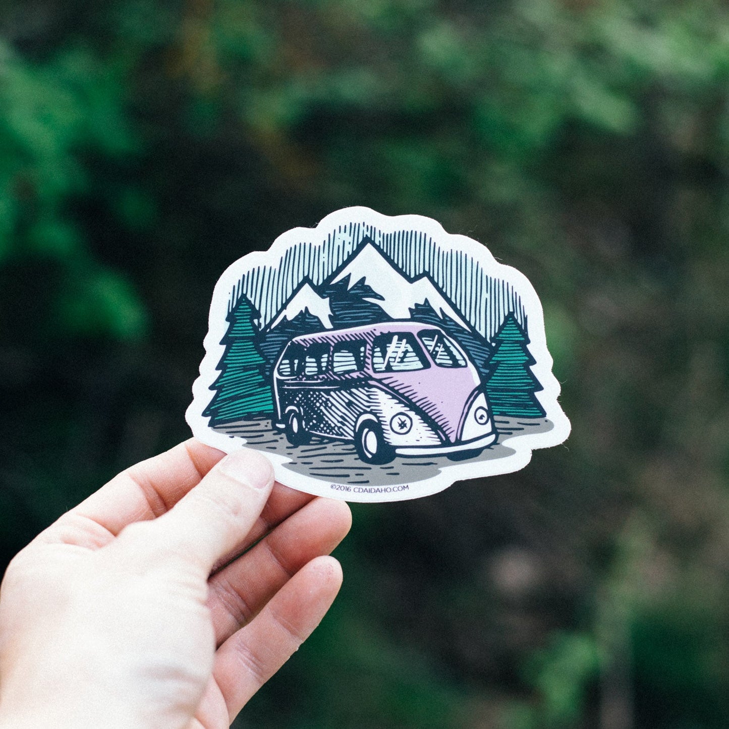 PNW Adventure Bus Sticker