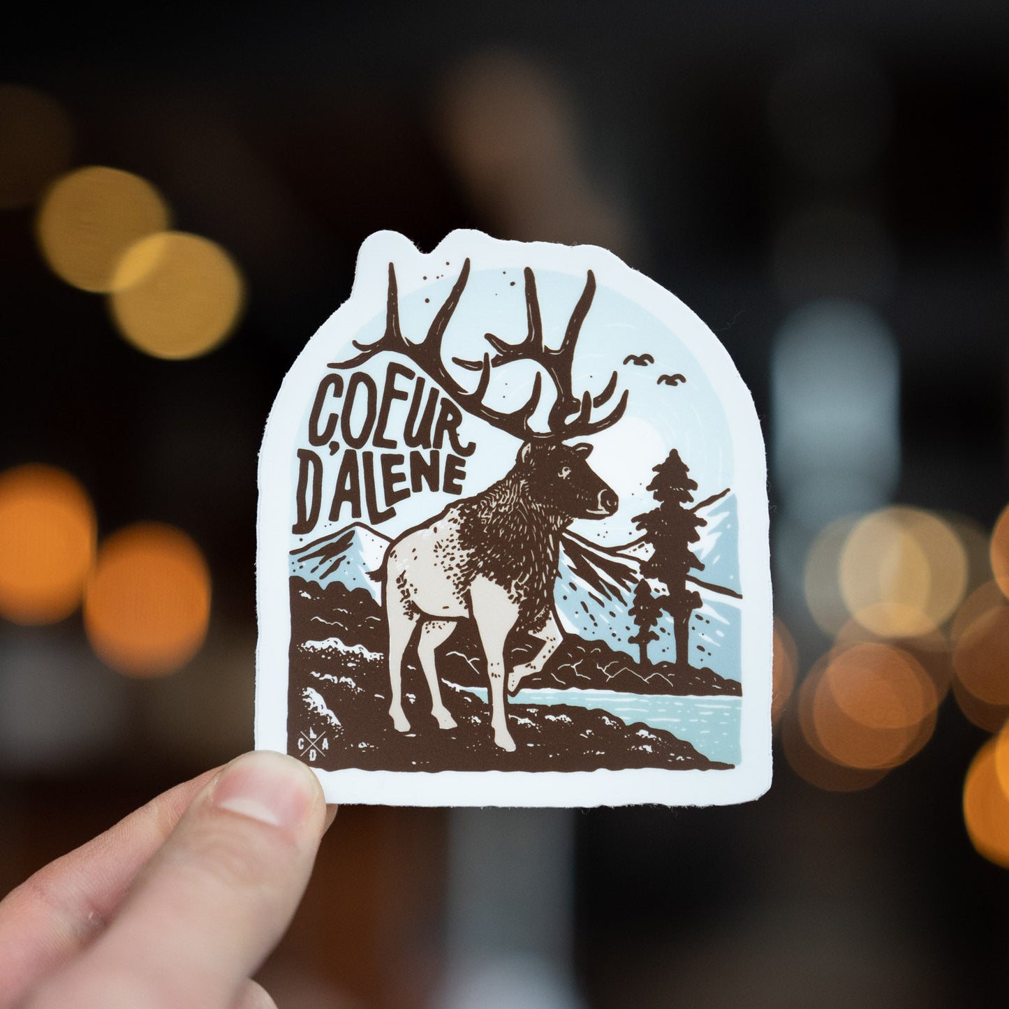 Coeur d'Alene Elk Sticker