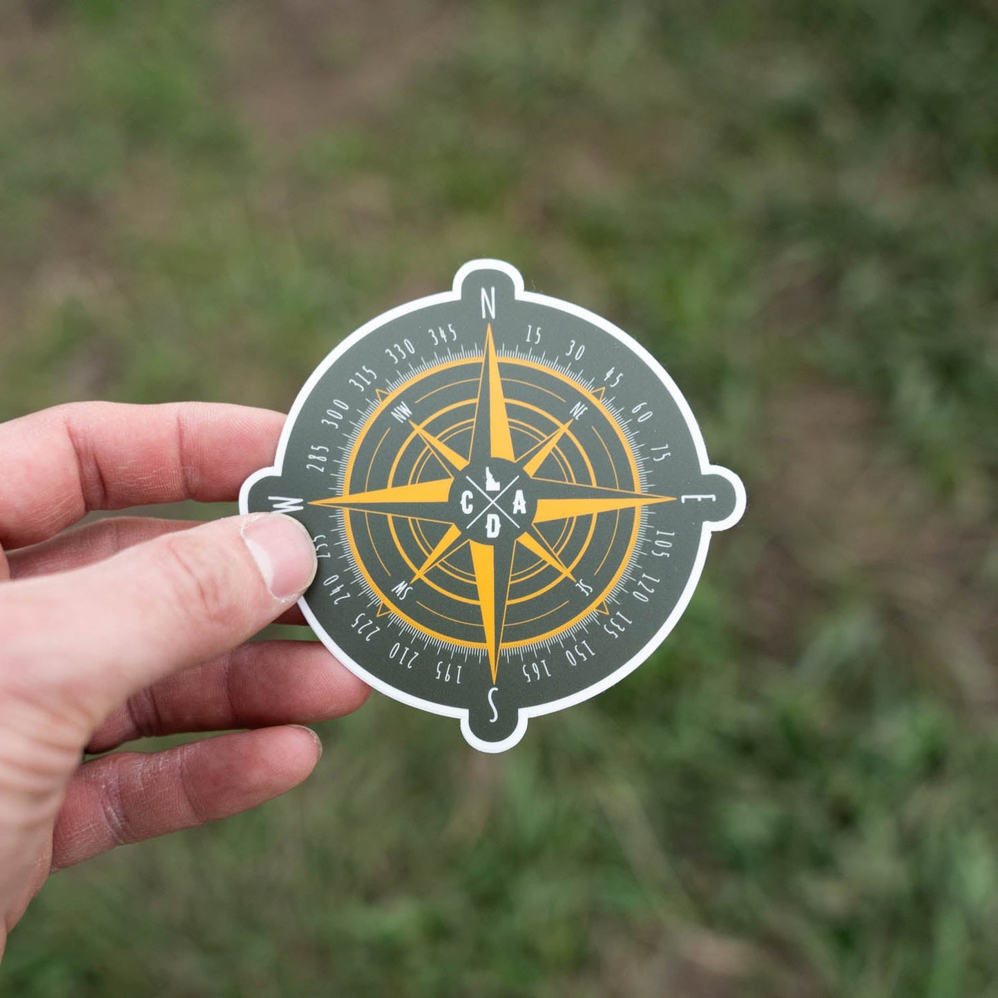 CDA Compass Sticker